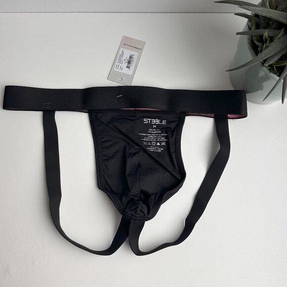ST33LE - Black Nylon Elastane Air Mesh Sports Jockstrap (M) - Picture 4 of 7